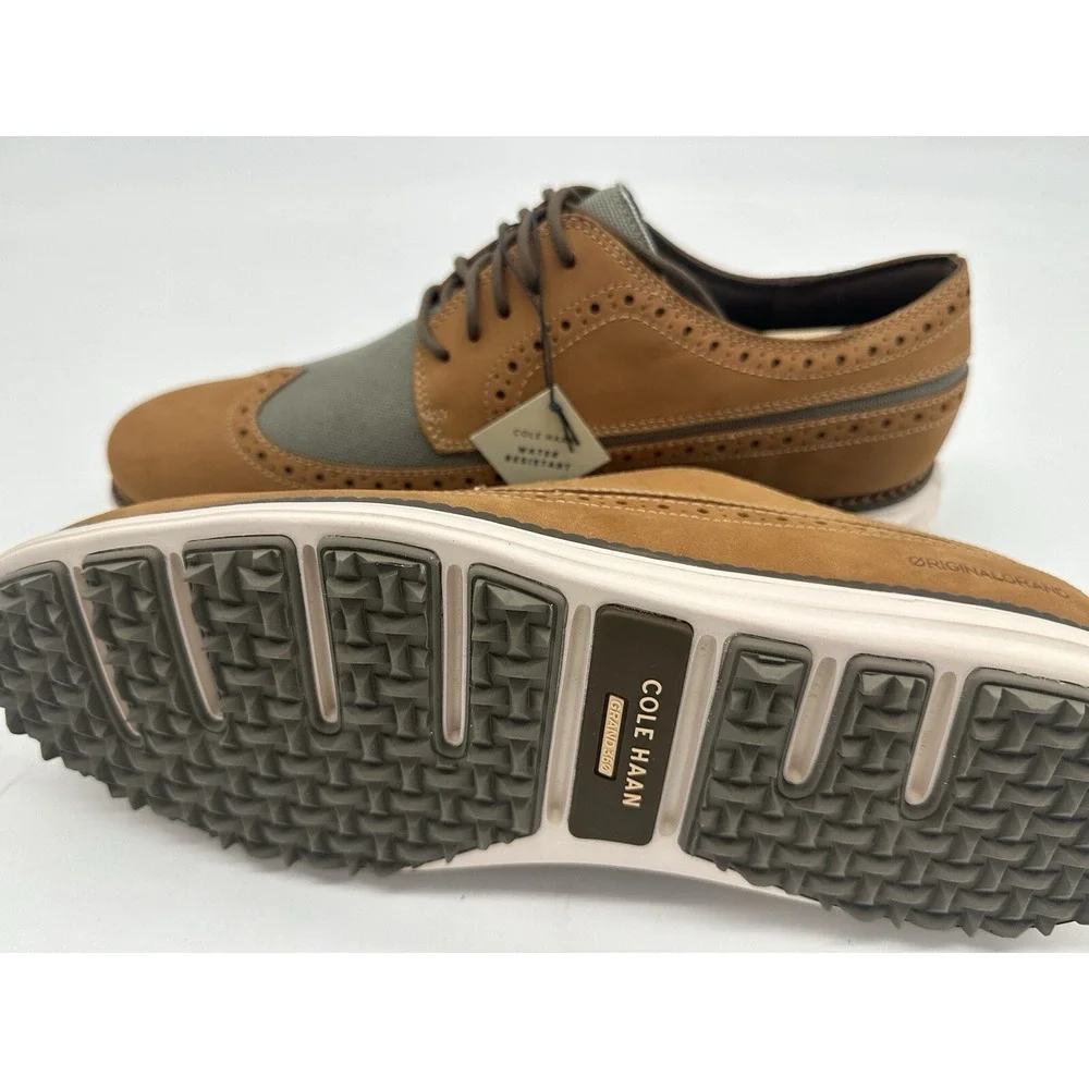 Size 10 - Cole Haan Øriginal ZeroGrand Wing Ox Golf Shoes Water Resistant C36899